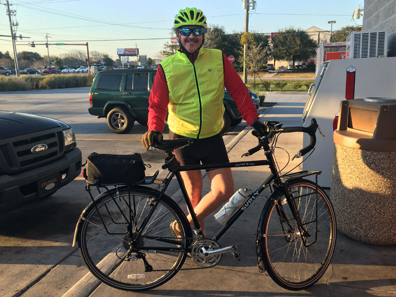 Hugh cycling St. Augustine and rediscovering a tiny adventure